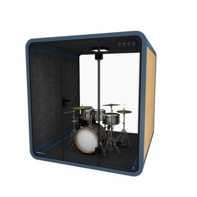 China recording studio equipment cabin use noise proof panel soundproof material D2136*W2200*H2300 for sale