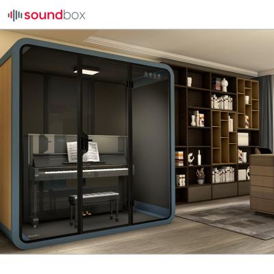 China home studio recording acoustic piano booth/study booth/game room D1536*W2200*H2300 for sale