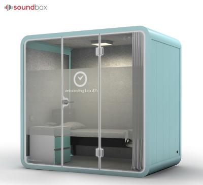 China Medical Treatment Cabin for Hospital Mini Soundproof Isolation Booth D1536*W2200*H2300 for sale