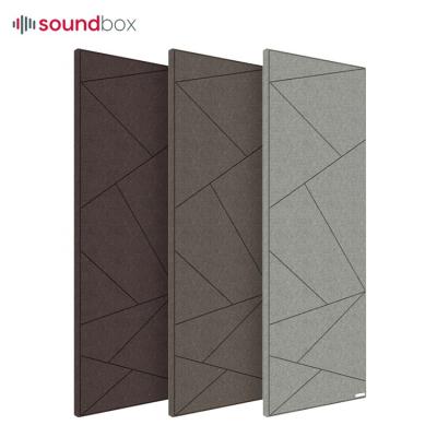 China Excellent Noise Reduction Performance Fabric Eco - Friendly Soundproofing Material Superior Indoor Decorative Acoustic Panel for sale