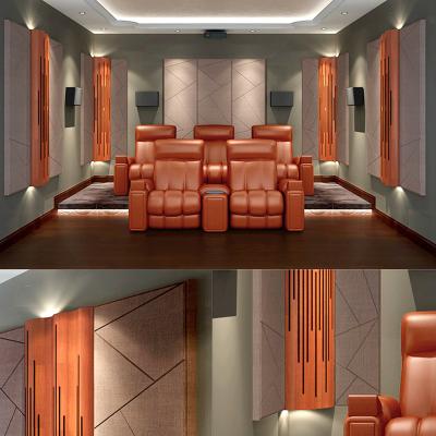 China Excellent Noise Reduction Performance Cloth Fabric Noise Barrier Noise Reduction Reduce Home Theater HIFI Acoustic Room Wall Panels for sale