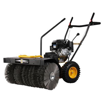 China Cultivate All Season Use Walk Behind Gasoline Garden Sweeper Self Propelled Road Sweeper for sale