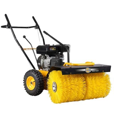 China Farms Lawn Sweeper Gasoline Power Grass Cleaning Equipment Artificial Snow Sweeper for sale