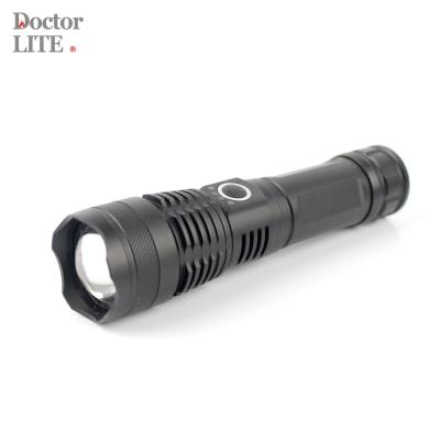 China Refillable; zoomable; powerful charging indicator flashlight, tactical flashlight, rechargeable led flashlights for sale