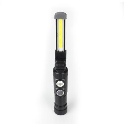 China Emergency Car Emergency Use USB LED Flashlight Torch Rotatable Rechargeable Work Lamp for sale