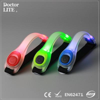 China Two modes consecutively on /strobe. LED Strip Light Outdoor Bike Safety Armband Arm Recycling Working Warning Light for sale