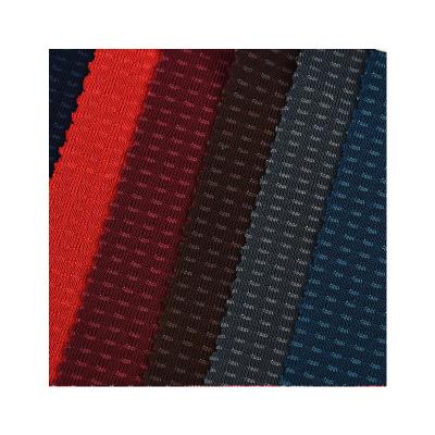 China Double Faced HX110#Hot knitting weft braided two-color cationic jacquard fabric for sale