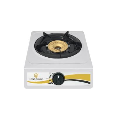 China Easy To Clean Household Small Portable Stainless Steel Gas Stove Single Burner Stove for sale