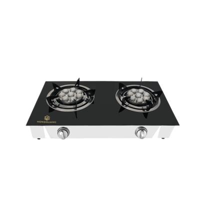 China Easy To Clean Factory Price High Quality Double Burner Gas Stove for sale