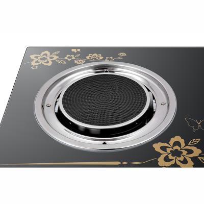 China Easy To Clean Home Indoor Professional Manufacturer Gas Stove Double Burner for sale