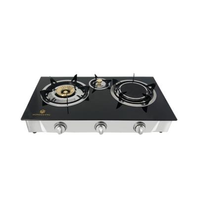 China Hotel Kitchen Appliances Explosion Proof Glass Portable Gas Stove for sale