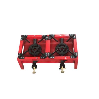 China Hotel Square Fire Stove Cast Iron Gas Stove For Wok for sale