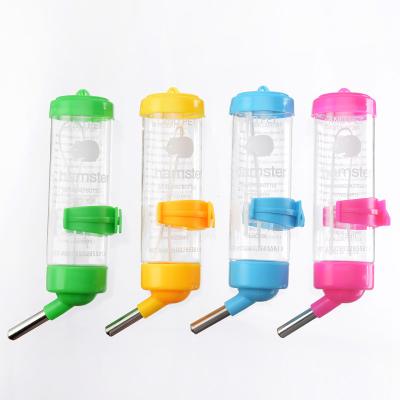 China Rabbit 80ml Automatic Hamster Drinker Automatic Water Bottle Feeder Hanging Drinker for sale