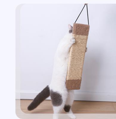 China Hellomoon Viable Wholesale Pet Hanging Cardboard Cat Scratcher Board Hot Sell for sale