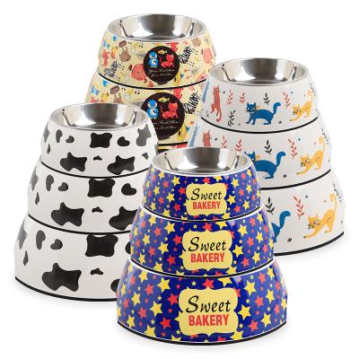 China Sustainable Design Modern Wholesale Luxury Personalized Pet Stainless Steel Dog Bowls for sale