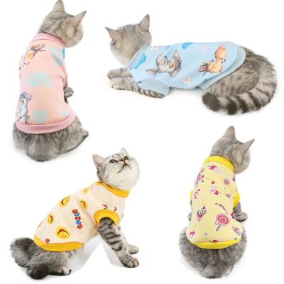 China Ropa Para Mascotas Custom Viable Cat Winter Logo Warm Cute Cat Clothes for sale