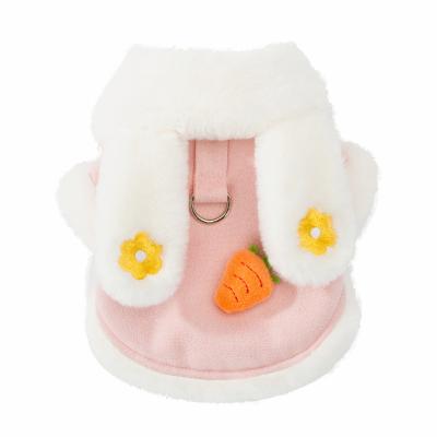 China Viable Wholesale Plush Cat Clothes Logo Winter Pet Warm Cute Clothes Supplier for sale