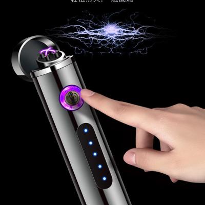 China Jl113-2 Mini Double Arc USB Electronic Cigarette Lighter Electronic Cigarette Lighter Power Display for sale