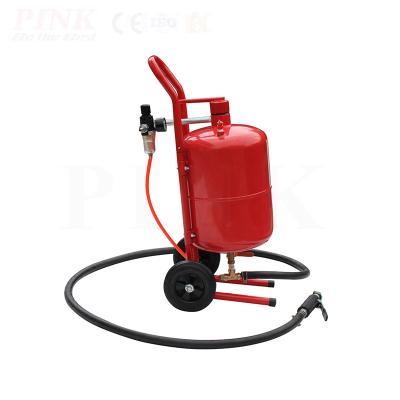 China Factory sand blasting PINK hot product Descaling Portable Sand Blasting Machine for sale