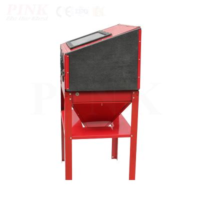 China Factory industrial sand blasting PINK Descaling Portable Sand Blasting Machine for sale