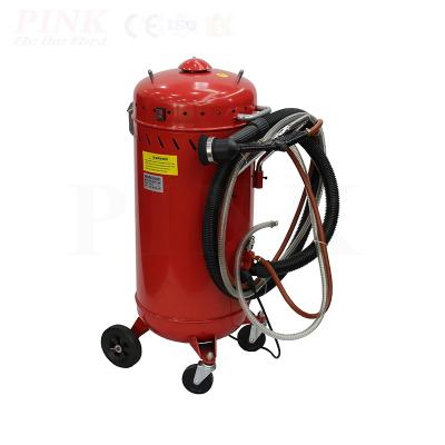 China Machine repair shops sand blasting device PINK Descaling Portable Sand Blasting Machine for sale