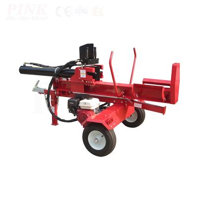 China Efficient Gasoline Log Splitter New PINK Easy to Operate Electric Mechanical Log Splitter for sale