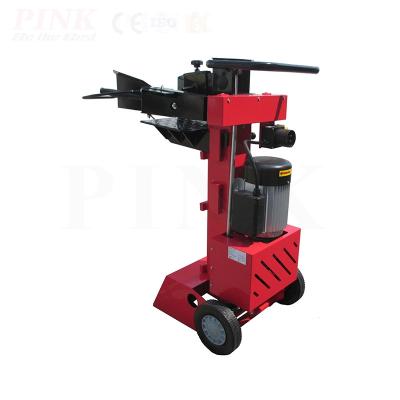 China Efficient Electric Wood Log Splitter New PINK Easy to Operate Electric Mechanical Log Splitter for sale