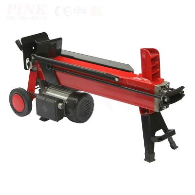 China Efficient Electric Split Log Splitter New PINK Easy to Operate Electric Mechanical Log Splitter for sale