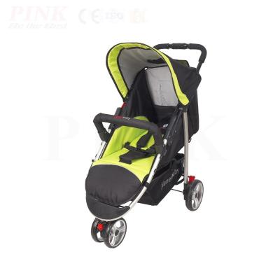 China modern baby pram PINK Stainless Steel Five-Point Safety Belt Polyester Baby Stroller for sale