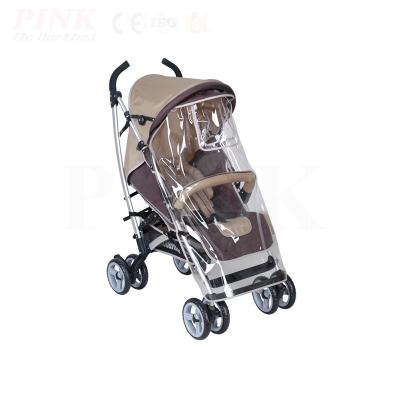 China Modern child stroller PINK Stainless Steel Five-Point Safety Belt Polyester Baby Stroller for sale