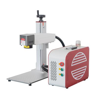 China Small 20w 30w 50w 100w Jpt Raycus Mopa Fiber Laser Marking Machine Metal Aluminum Portable Deep Card Desktop Marking Stainless Marked for sale