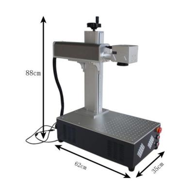 China Air Cooled Mini Laser Marker 20w 30w 50w Handheld Spotting Machine For Steel for sale