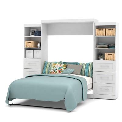 China Hot Sale Adjustable Light Luxury Folding (Height) Utilize Space Efficiently with Storage Cabinet Murphy Bed for sale