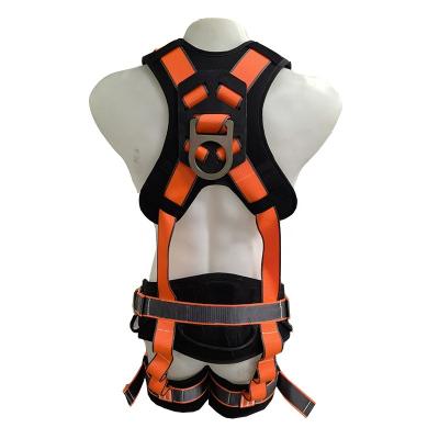 China 45mm High Strength 2022 Polyester Good Quality Climbing Fullbody Safety Belt Mountain Fullbody Anti-Falling Belt for sale