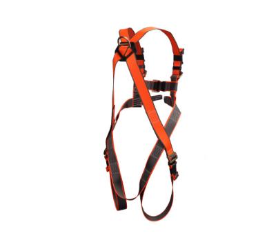 China High strength UNI SIZE 45mm full polyester body harness with 2 attachment points for fall arrest for sale