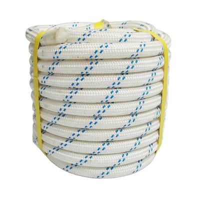 China Fall Arrest Protection Best Price 12Mm Nylon Polyester Seat Belt Rescue Line Mesh Rope for sale