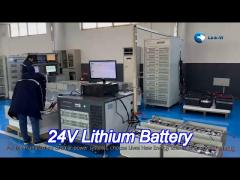 24v 1c discharging current lithium ion battery with abs case for energy storage
