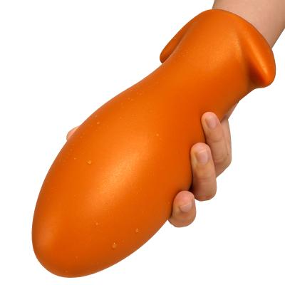 China Odorless Just Like Real Skin Factory Direct Silicone Butt Plug Prostate Massager Anal Toy Liquid Waterproof Trainer for sale