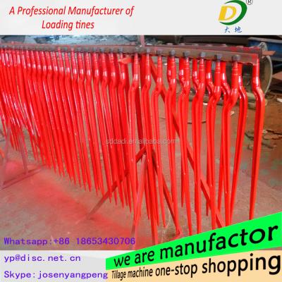 China Loader Agricultural Machinery Buck Rake And Loader Teeth , Aerator Teeth for sale