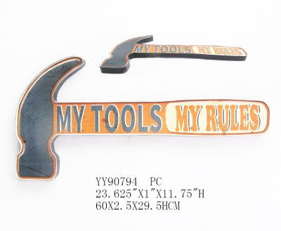 China AMERICA 2020 Newly Retro Vintage Embossed Metals Sign - My Tool My Ruler - Custom Sign for sale