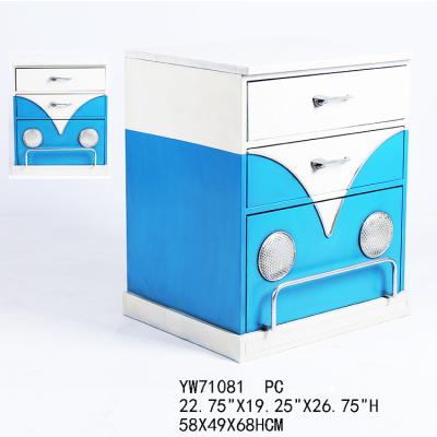 China Hot Selling Environment Friendly Modern Car Like Wooden Bedside Cabinet For Home for sale