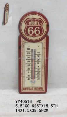 China Europe 66 design metal wall thermometer, tin thermometer for sale