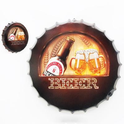 China Europe design original bar hot selling decorative wall decor with led lights for sale for sale