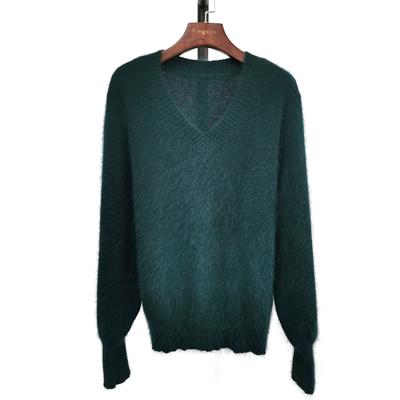 China New fashion women's pullover 60% lazy sweater angora soft loose sweater for sale