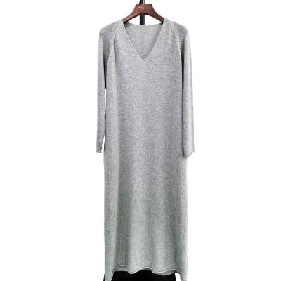 China Anti-pilling Custom Design Autumn High Quality Hot Ladies Loose Dress Long Dress for sale