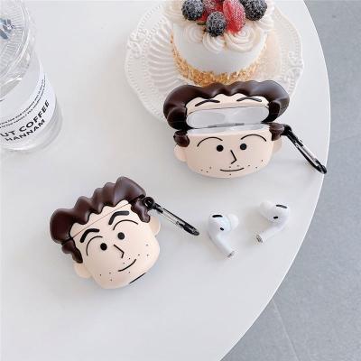 China For Cute Earphone Cartoon Pencil Shin-chan Dad 1 2 3 Case Soft Silicone Earphone Accessories Protect Cover For pro for sale