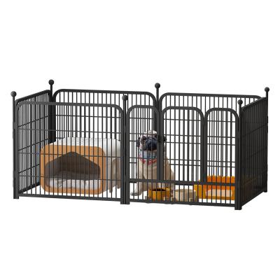 China Breathable Dog Barrier Dog Cage Pet Fence Medium Small And Large Dog Indoor Pet House for sale