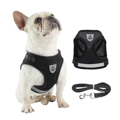 China Small Dog Breast Strap Warm Reflective Reflective Breathable Pet Sale Dog Rope Vest Style Leash Breathable Rope for sale