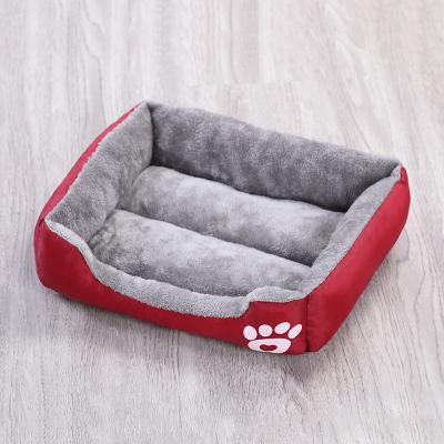 China Candy Color Multi-Specification Pet Cat Dog Bed Waterproof High Quality Nest for sale