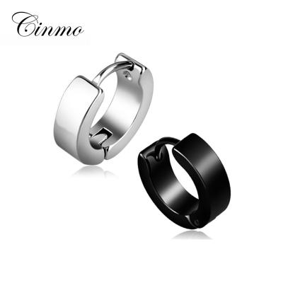 China Fashionable Classic Punk Style 316L Stainless Steel Cute Hip Hop Jewelry Cinmo Clip On Earrings For Women Men Wholesale Ear Clip for sale